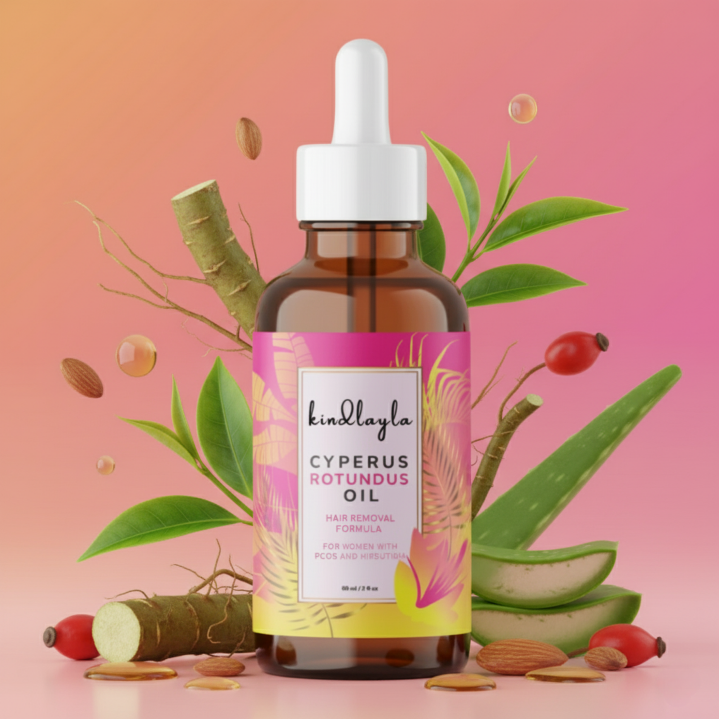 Cyperus Rotundas Hair-Removal Oil 60ml / 2 fl oz